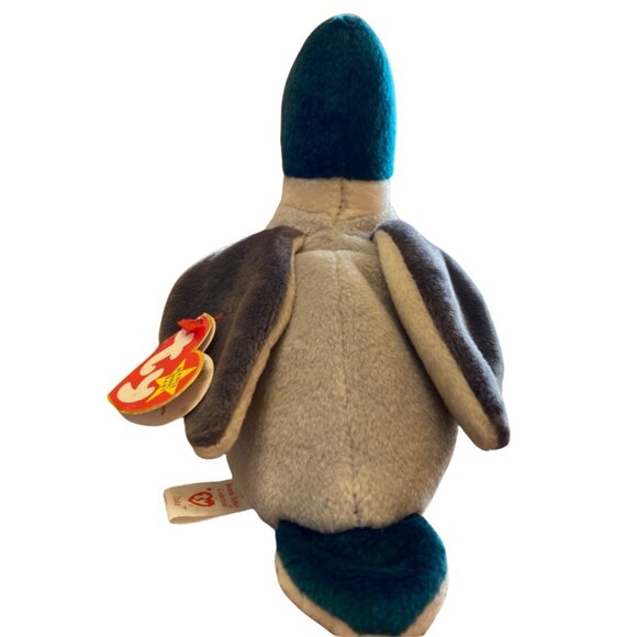 Ty Beanie Baby Plush Duck "Jake" 1997 Vintage Surface Washable Collectible Toy P - Picture 8 of 9
